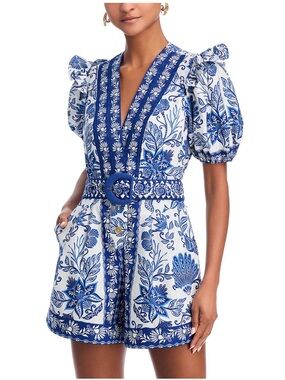 NWT Farm Rio Garden Shell Romper XS